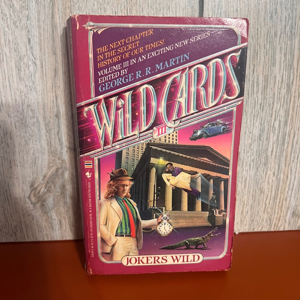 Wild Cards III Jokers Wild George RR Martin 1st Ed 1987 Bantam Spectra Paperback